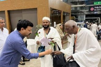 हज यात्रियों की वापसी